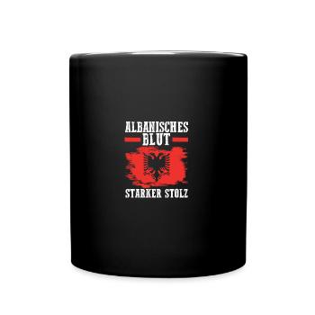 Albanians Albanian Albania - Full Colour Mug - black - Front