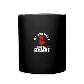 Albanais Albanais Albanie - Mug uni - noir - Devant