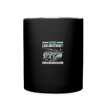 Pilot Helicopter Helicopter - Full Colour Mug - black - Front