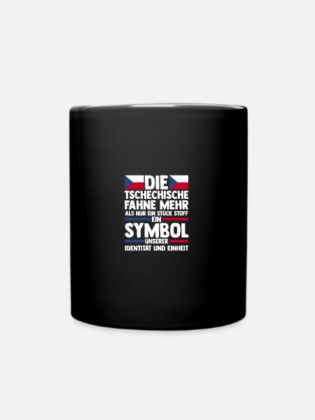Tschechen Tschechisch Tschechien - Tasse einfarbig - Schwarz