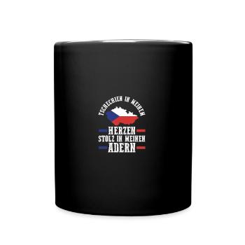 Tchèques République tchèque - Mug uni - noir - Devant