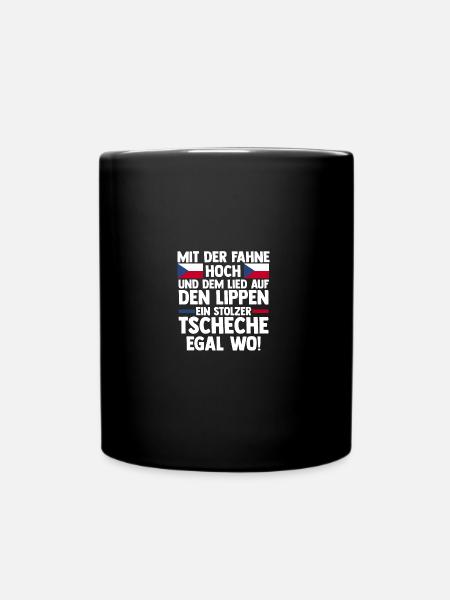 Tschechen Tschechisch Tschechien - Tasse einfarbig - Schwarz