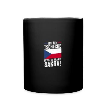Tchèques République tchèque - Mug uni - noir - Devant