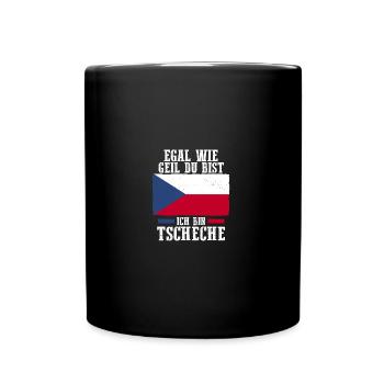 Tschechen Tschechisch Tschechien - Tasse einfarbig - Schwarz - Vorne