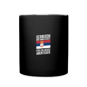 Serbian Serbian Serbia - Full Colour Mug - black - Front