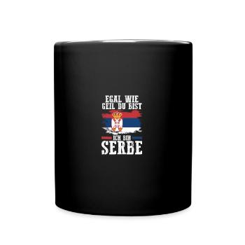 Serbian Serbian Serbia - Full Colour Mug - black - Front
