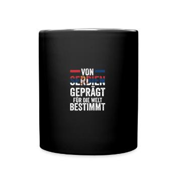 Serbian Serbian Serbia - Full Colour Mug - black - Front