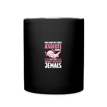 Axolotl - Full Colour Mug - black - Front