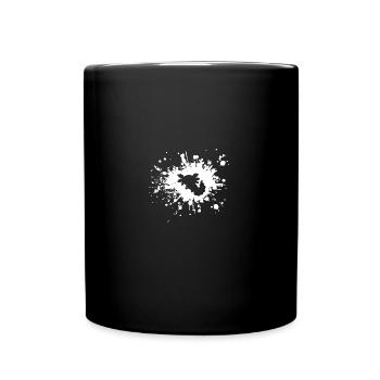 Axolotl - Tasse einfarbig - Schwarz - Vorne