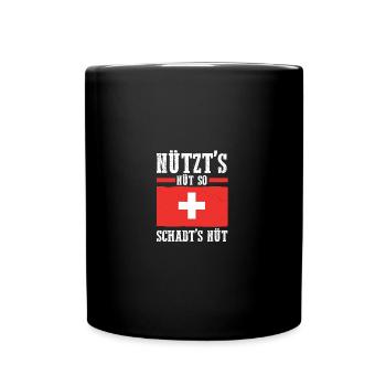 Suisse Suisse - Mug uni - noir - Devant