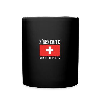 Suisse Suisse - Mug uni - noir - Devant
