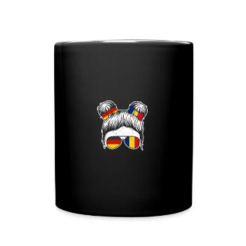 Roumains Allemagne Roumanie - Mug uni - noir - Devant