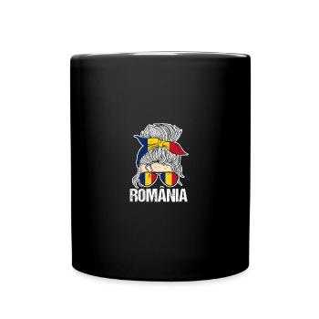 Romanians Romania - Full Colour Mug - black - Front