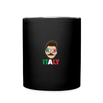 Italia Italian Italian Italy - Full Colour Mug - black - Front