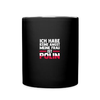 Pole Polen - Tasse einfarbig - Schwarz - Vorne