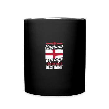 Großbritannien Engländer England - Tasse einfarbig - Schwarz - Vorne