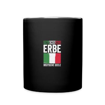 Italiens Allemagne Italie - Mug uni - noir - Devant