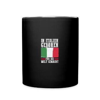 Italians Italy - Full Colour Mug - black - Front