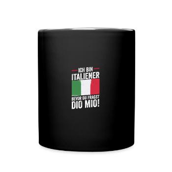 Italians Italy - Full Colour Mug - black - Front
