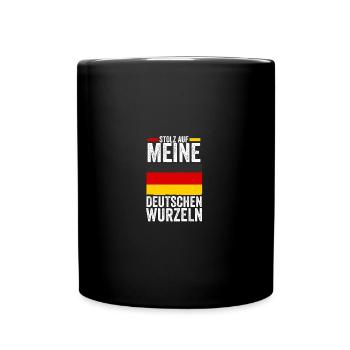 Deutscher Deutsch Deutschland - Tasse einfarbig - Schwarz - Vorne