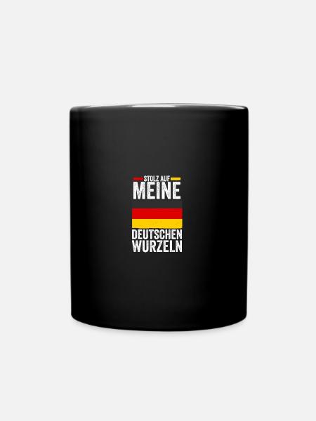 Deutscher Deutsch Deutschland - Tasse einfarbig - Schwarz