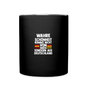 German German Germany - Full Colour Mug - black - Front