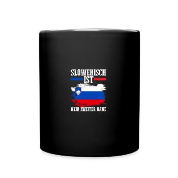 Slovènes Slovénie - Mug uni - noir - Devant