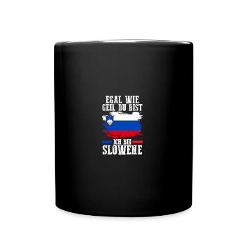 Slovènes Slovénie - Mug uni - noir - Devant