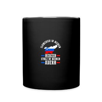 Slovènes Slovénie - Mug uni - noir - Devant