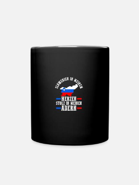 Slovènes Slovénie - Mug uni - noir