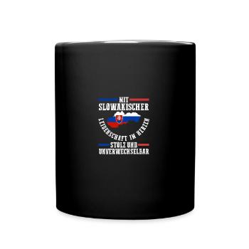 Slowaken Slowakei - Tasse einfarbig - Schwarz - Vorne