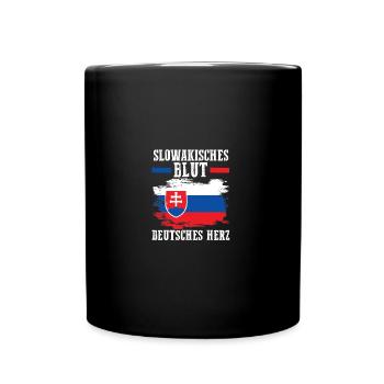 Slovaks Germany German Slovakia - Full Colour Mug - black - Front
