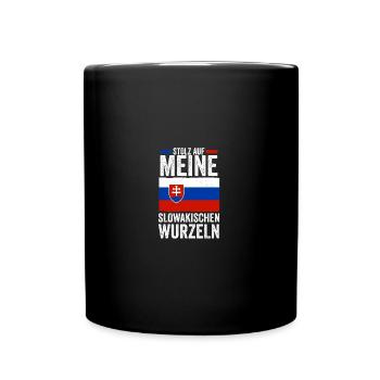 Slowaken Slowakei - Tasse einfarbig - Schwarz - Vorne