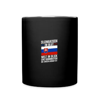 Slowaken Slowakei - Tasse einfarbig - Schwarz - Vorne