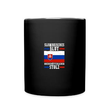 Slovakia Slovakia - Full Colour Mug - black - Front