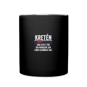 Slowaken Slowakei - Tasse einfarbig - Schwarz - Vorne