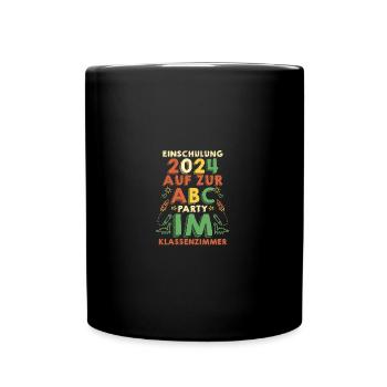 First Grade Elementary School 2024 Gift - Full Colour Mug - black - Front