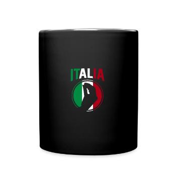 Italia Italian Italian Italy - Full Colour Mug - black - Front