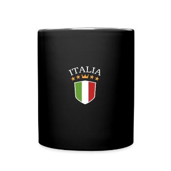 Italia Italian Italian Italy - Full Colour Mug - black - Front