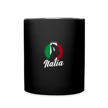 Italia Italian Italian Italy - Full Colour Mug - black - Front