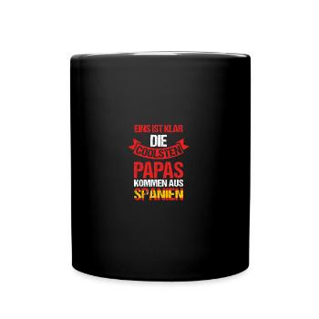 Spaniard, Dad, Father, Father's Day, Spain - Full Colour Mug - black - Front