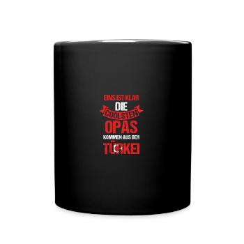 Turks Grandpa Grandpa Turkey - Full Colour Mug - black - Front