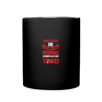 Turks Mom Mom Turkey - Full Colour Mug - black - Front