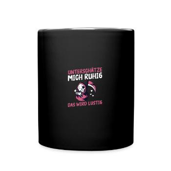 Underestimate me, it's going to be funny - Full Colour Mug - black - Front