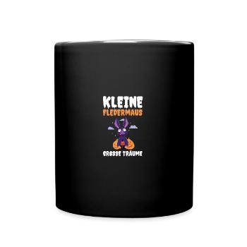 Costume d’Halloween Citrouille Chauve-souris Halloween - Mug uni - noir - Devant