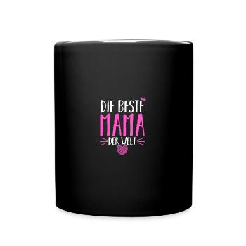 Meilleure maman du monde - Mug uni - noir - Devant