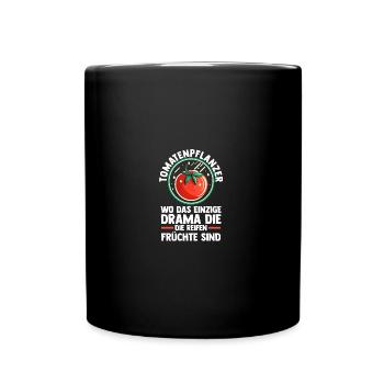 Jardinier Tomate Jardin Fermier - Mug uni - noir - Devant
