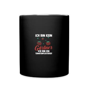 Jardinier Tomate Jardin Fermier - Mug uni - noir - Devant