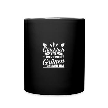 Gardener Hobby Gardener Garden - Full Colour Mug - black - Front