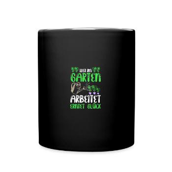 Gardener Hobby Gardener Garden - Full Colour Mug - black - Front